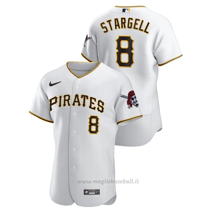Maglia Baseball Uomo Pittsburgh Pirates Willie Stargell Autentico Bianco